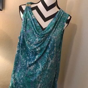 Blues snake skin Blouse 🐍 💎